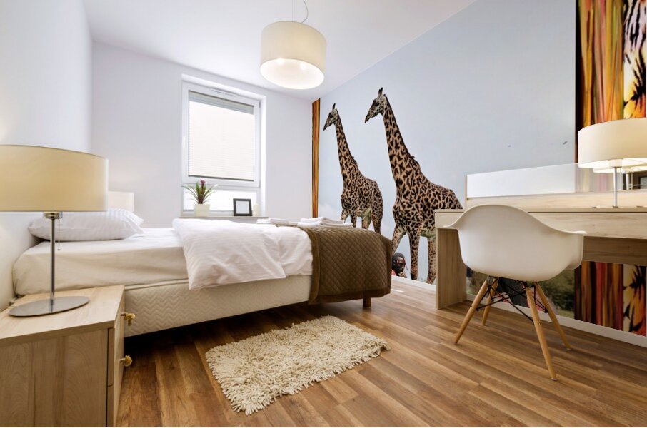 TheoClassic Art Endangered Species Giiraffe08P.JP Mural print