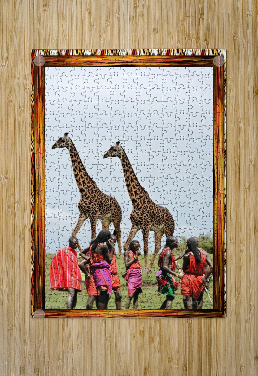 TheoClassic Art Endangered Species Giiraffe08P.JP TheoClassic Puzzle printing